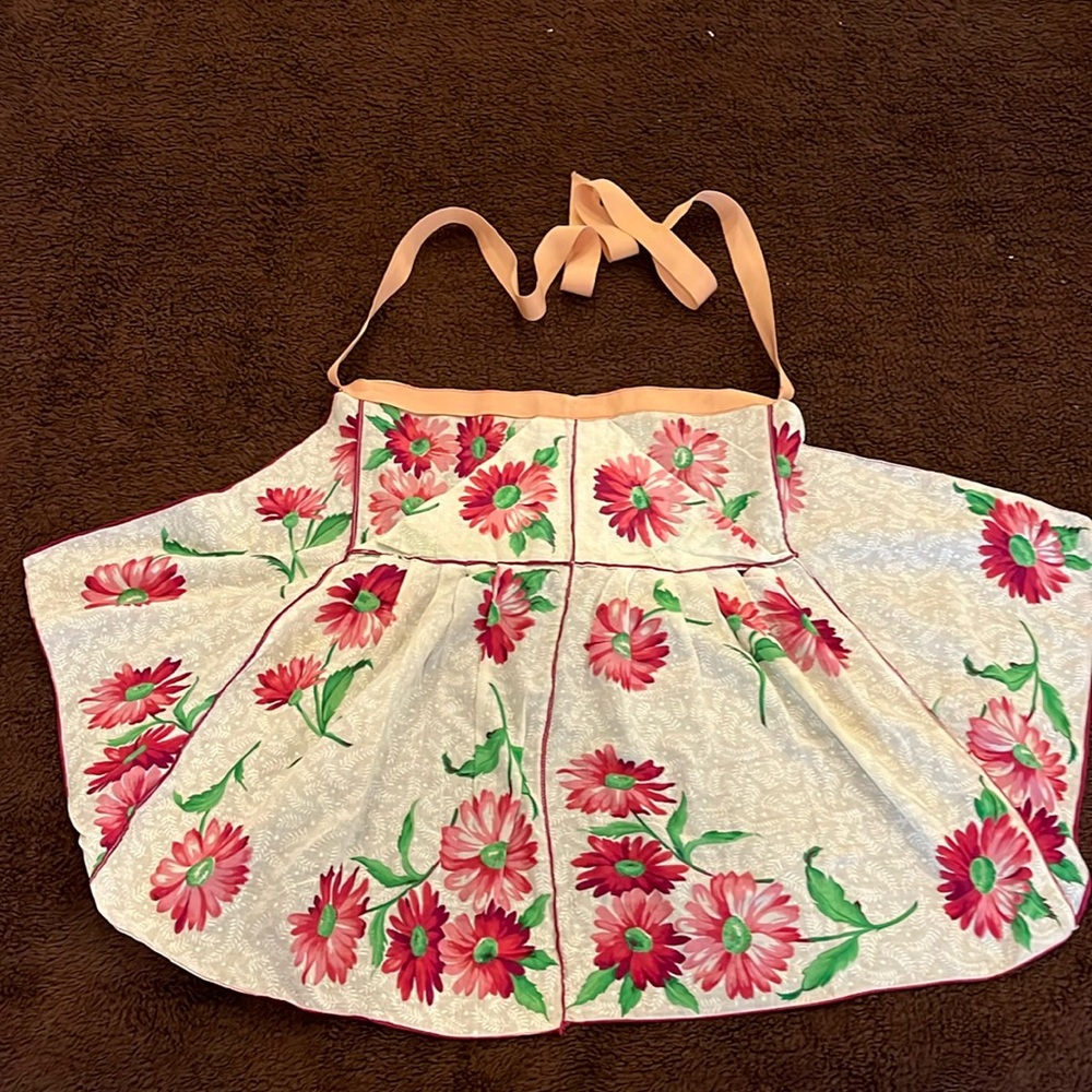 Vintage Beautiful Sweet Handcrafted Half Apron